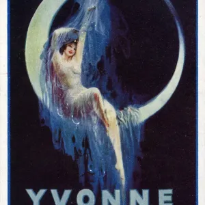 Yvonne as Astarte, the Goddess of the Moon Print Yvonne as Astarte, the Goddess of the Moon Print