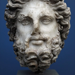 Zeus. Rome. Late 2nd century AD. Bust. Marble