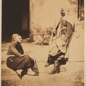 Zouave & officer of the Saphis i. e. Spahis