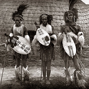 Zulu chiefs, South Africa, circa 1888 (Robert Harris studio)
