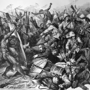 Zulu war. At Bay. The Battle of Isandula (Isandhlwana), Janua