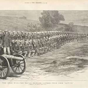 Zulu War, the naval brigade landed from HMS Active