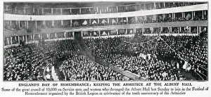 Attend Prints: 10, 000 ex-servicemen and women attend The Festival of Remembrance on Armistice Day evening (11th November)