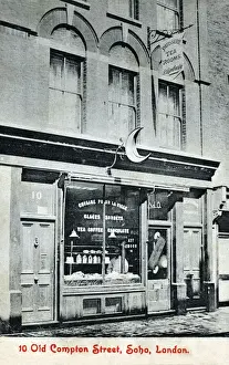 Compton Prints: 10 Old Compton Street - Pattisserie Tea Rooms of P Lombardy