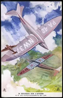 Tomorrow Prints: 100-Passenger Air-Liners