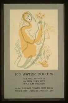 Colors Prints: 100 water colors by easel artists of the New York City WPA A