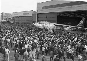 Rolled Prints: The 1000th Wichita-built Boeing B-47 Stratojet is rolled out