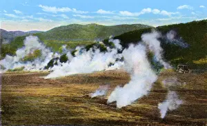 Reno Prints: 11 miles south of Reno, Nevada, USA - Steamboat Springs