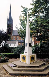 Obstacles Prints: 11th Armoured Division Memorial, Stiphout, Holland
