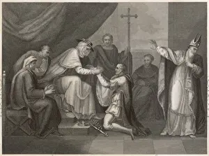 1213 Prints: 1213 / King John & Pope