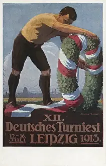 Tying Prints: 12th Deutsches Turnfest at Leipzig