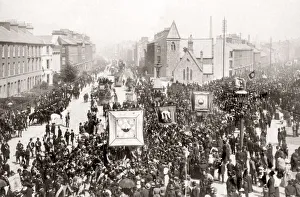 12th of July march, Orange Order, Belfast, c. 1890 s
