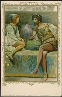 1601 Prints: 12th Night / Viola / Duke
