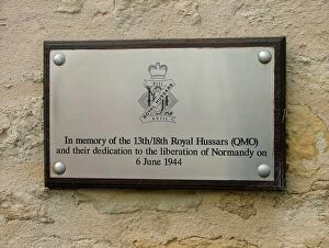 Acted Gallery: 13th / 18th Hussars Memorial, la Breche d Hermanville