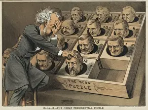 Presidential Prints: 15 - 14 - 13. The great presidential puzzle