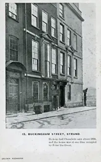 Chambers Prints: 15 Buckingham Street, Strand, London