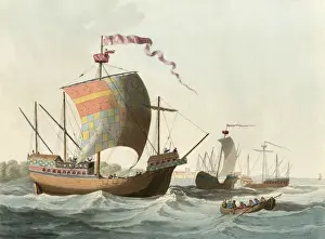 War Ships Prints: 15th Century Ships