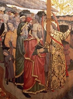 Altarpiece Gallery: 15th century Spanish Jews by Jaume Huguet (1414-1492)
