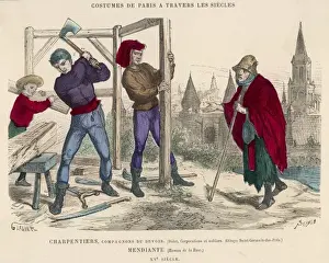 Erecting Prints: 15th Century Workpeople