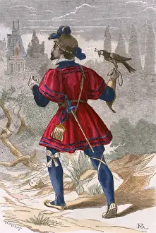 1540 Prints: 16th Century Falconer