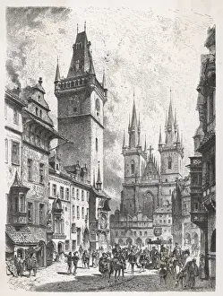 Spires Prints: 16th Century German Town