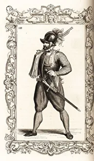 16th century Italian infantryman