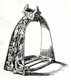 16th century riding stirrup found on Hamden Hill