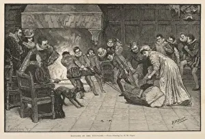 Yule Prints: 16th Century Yule Log