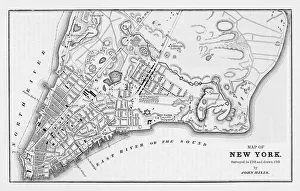 Fort Gallery: 1782-5 Map of New York