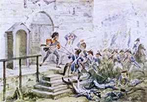 Images Dated 29th June 2018: 1798 SCOTS V FRENCH / B / W