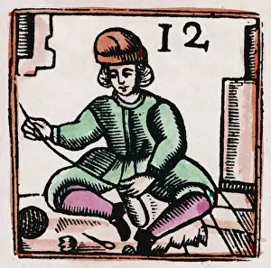 Shoemaker Prints: 17th century Slipper Maker