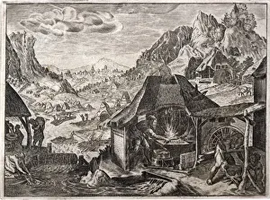 Logging Prints: 17th Century Smithy