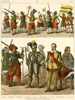 Musketeers Prints: 17th century soldiers