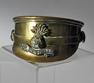 Fusiliers Prints: 18 pounder shell case - badge of the Royal Dublin Fusiliers