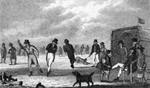 Boatman Prints: 1805 ICE SKATING