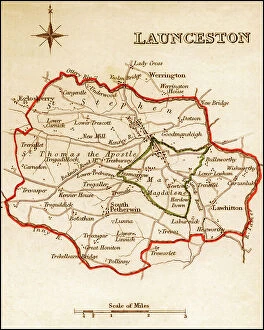 Parliamentary Collection: 1832 Victorian Map of Launceston