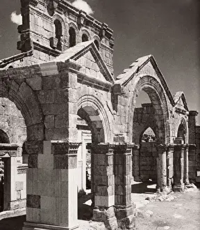 1843 - Syria - church of St Simeon Stylites near Aleppo