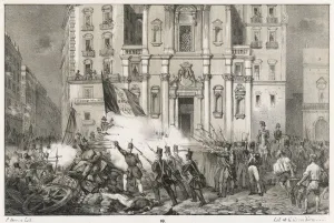Royalists Prints: 1848 / Massacre / Castelnuov