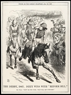 Dizzy Gallery: 1867 / Reform Bill / Punch