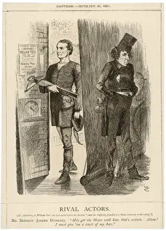 Farce Prints: 1868 / Disraeli / Gladstone