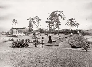 1871 Japan - the Bluff Gardens Yokohama - from The Far East magazine