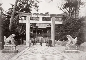 1871 Japan - Shiba temple Tokyo - from The Far East magazine 1871 Japan - Shiba temple Tokyo - from The Far East magazine
