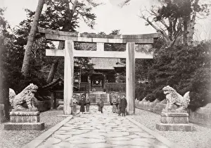 1871 Japan - Shiba temple Tokyo - from The Far East magazine