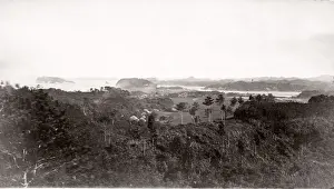 1871 Japan - view of the road to Kanasawa - from The Far East magazine