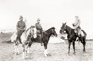 1880s India - mounted British army officers