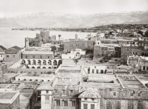 1880s - view of Beirut Lebanon