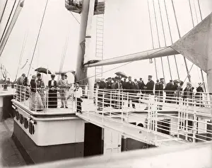 1889 photograph - RMS Teutonic - from an album of images relating to the launch of