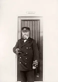 1889 photograph - RMS Teutonic - from an album of images relating to the launch of