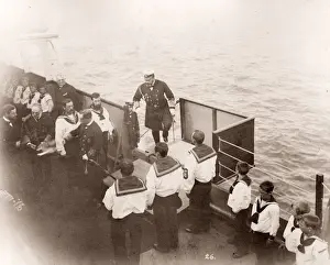 1889 photograph - RMS Teutonic - from an album of images relating to the launch of