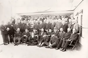 1889 photograph - RMS Teutonic - from an album of images relating to the launch of